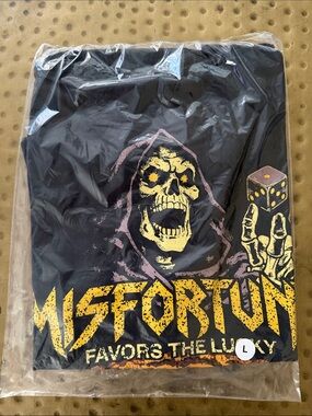 Misfortune Graphic Short Sleeve Tee - Black